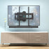 Soundbar Mount Bracket for Most Sound Bars Up to 20 Lbs, Adjustable Extension Plates and L-Shaped Hooks