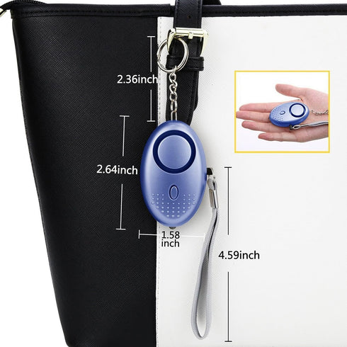 Tactical Scorpion Gear R1 Self Defense Personal Alarm, 130dB with Light for Security