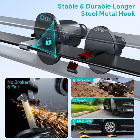 Wireless Car Charger, 15W Auto-Clamping Air Vent Holder for iPhone 15 14 13 12 11 Pro Max Plus Mini, Samsung S23