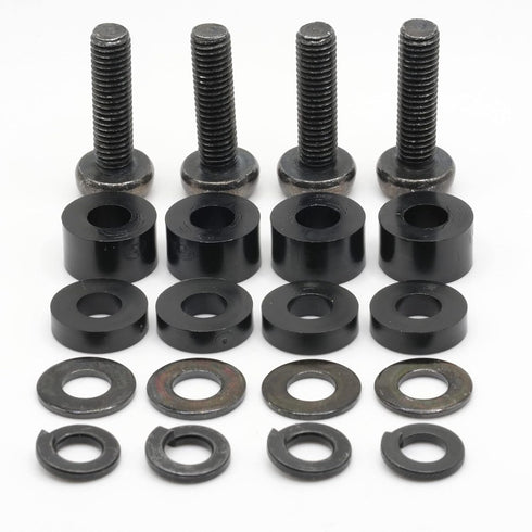 M8 Wall Mount Screws, Compatible with Samsung 11-13mm Installations, Complete Kit with Screws, Black Plated