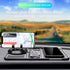 Non-slip Phone Pad for 4-in-1 Car, Glow in the Dark Dashboard Phone Mat with Temporary Parking Card Number Plate