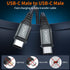 JXMOX Short USB C to USB C Cable 60W, (2 Pack 1ft) Type C Fast Charging Cord Charger Compatible with iPhone 15 Plus/15 Pro Max, MacBook Pro, iPad Pro Air 4, Samsung Galaxy S23+ S22 S21 Ultra (Grey) by JXMOX