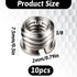 Zyghjort 10PCS 1/4"-20 3/8"-16 1/4 3/8 Female to Male Tripod Adapter Standard Metal Tripod Adapters to Reducer Bushing