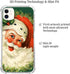 Christmas Vintage Retro iPhone Case for iPhone 11, Cute Kawaii Winter Holiday Santa Claus Cover