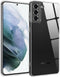 TENOC Samsung Galaxy S21+ Plus 5G Case - Clear Non-Yellowing Protective Bumper Hard Back Cover