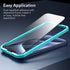 ESR iPhone 15 Pro Screen Protector 3 Pack - Black Edge Tempered Glass, 2.5D Curved, Full-Coverage, Scratch Resistant.