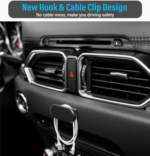 TT&C 2-Pack N52 S25 S24 S23 9 Magnetic Phone Mount for Car Dashboard - Super Strong Cell Phone Holder (High-Bond