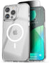 ENCASED Privacy Case for iPhone 15 Pro Max (2023), Slim-fit Clear Case with Anti-Spy Screen Protector, 9H Tempered Glass