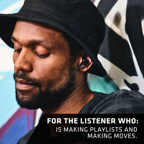 Wicked Audio Mojo 500 True Wireless Bluetooth Earbuds, Clear Call Mics, Long Battery Life, Mobile App, Custom EQ Modes
