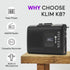 KLIM K8 Cassette F1 Cassette Tape Player Portable with Headphones - Recorder - New Version - AM/FM Walkman - Built