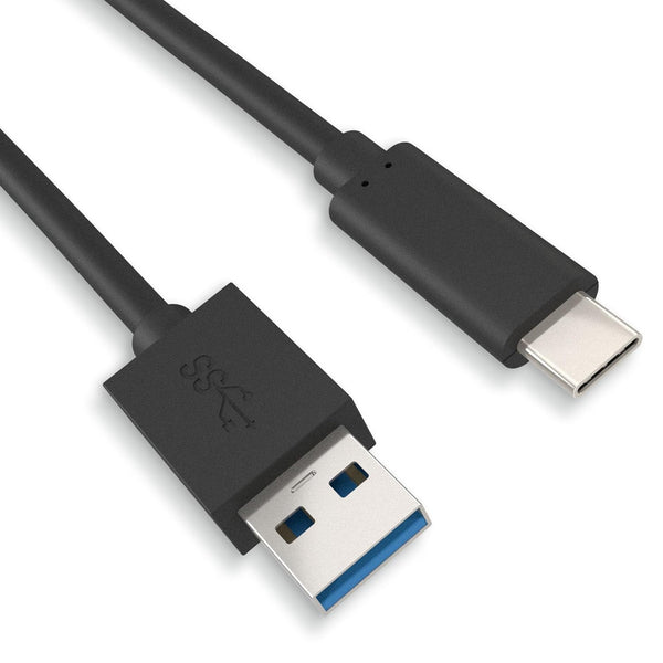USB3.2 Gen2x1 A to C Cable, USB-A to USB-C, 10Gbps High Speed Data Transfer, USB Charging Cable, 2 meters, Black