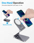 OMOTON Stand for MagSafe Charger, Foldable Phone Holder for MagSafe Accessories, Compatible with iPhone 12-16