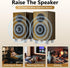 Blissfuhue Feet,4 Pack 0.9-1.5 Inch (500 lbs Adjustable Speaker Isolation - Height Adjustable Vibration Damping Stands