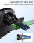 ZOOAUX Wireless Car Charger Vent Mount, 15W Fast Charging Auto-Clamping Car Phone Holder for iPhone and Samsung