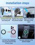 PZK 2019 2020-2023 2024 2025 15W 360 (8.4 inch Car Phone Holder for Dodge RAM Accessories Custom Air Vent Car Phone