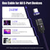 240W USB C to USB C Charger Cable, 48V 5A Magnetic Charging Cable 5.9ft, Fast Charging for Galaxy, iPhone