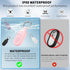 4 Pack Samsung Galaxy SmartTag2 Case, TUDIOW Waterproof Silicone Cover, Anti-Lost Scratch Resistant (Black, White,