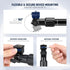 NEEWER Overhead Camera Mount Arm with Phone Clip, 22"/56cm 180°&360° Flexible Holding Arm for Desk Stand, Fits