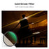 K&F Concept 67mm Gold Streak Effect Lens Filter, Anamorphic Optical Glass Light Flare for Camera Lens
