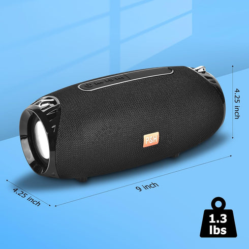 Hopjuery IPX4 5.0 Outdoor Portable Bluetooth Speaker, Waterproof Wireless Speakers, Bluetooth Speakers, Powerful Sound