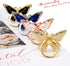 Butterfly Cell Phone Ring Grip Holder, 360 Degrees Rotation Stand for iPhone and Android Phones