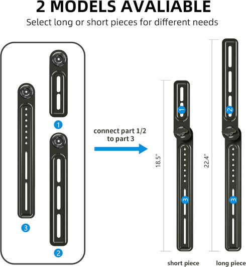 Universal Sound Bar TV Mount Bracket by XINLEI SBR301, Fits Most 23 to 65 Inch TVs, Up to 22 lbs