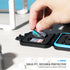 JJC 12 Slots Portable SD Micro SD Memory Card Case, Water-Resistant Anti-Shock Storage Organizer for 8 Micro SD & 4 SD