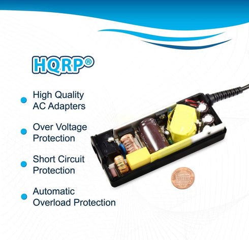 HQRP AC Adapter for Bose Companion 20 Multimedia Speaker System - Power Supply Cord with Euro Plug Adapter