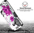 TJS Hybrid Shockproof Case for Boost Mobile Celero 5G 2024 (3rd Version), Metallic Brush Finish with Tempered Glass