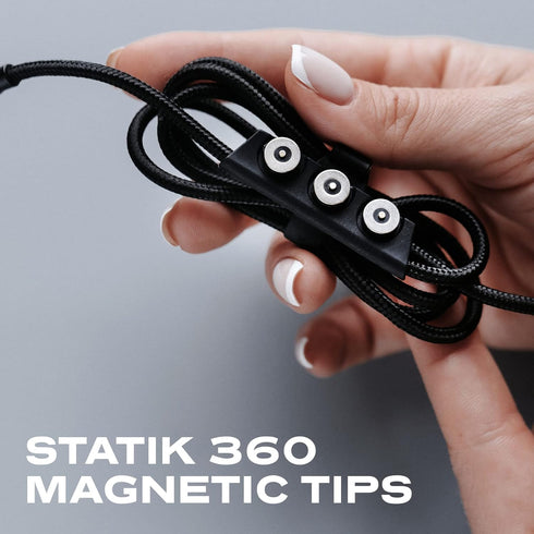 Statik USB-C Magnetic Connector for Magnetic Charging Cable - 3-Pack USB-C Magnetic Adapter for Cable Charger - Easily Snaps Into Place, Compatible with All USB C Devices by Statik