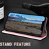 SUANPOT Leather Wallet Case for iPhone 12 Pro Max, RFID Blocking Credit Card Holder, Flip Folio Magnetic Cover, Rose