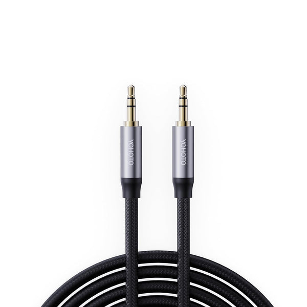 YOHOTO (4FT) AUX3.5mm Audio Cable Nylon Braided Aux Cord Male to Male Stereo