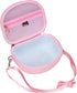 Mchoi Hard Case for Riwbox CT-7 Pink/Jack CT-7S Cat Green/iClever IC-HS01 Bluetooth Over-Ear Headphones, Protective Case