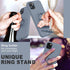 Thomo for iPhone 11 Pro Max Case - Liquid Silicone Ring Holder Kickstand, Full-Body Protective Cover, Lavender Grey