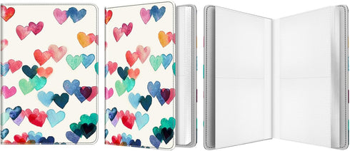 Fintie Small Photo Album for 3.5x4.5 Inch Films - 64 Pockets for Fujifilm Instax Wide 400/300, Polaroid Now+/I-Type,
