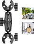 PULUZ Double Camera Clamp Mount, Crab Plier Clip Bracket Magic Arm, Umbrella Clamp for Motorcycle, Bike, Desktop
