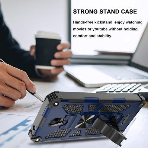 Ailiber Case for AT&T Fusion Z (V340U), Motivate (V341U) with Screen Protector, Rugged Shockproof Armor Phone Cover