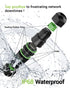 Waterproof RJ45 Coupler Shielded 5-Pack, IP68 Small Outdoor Ethernet Connector Female to Female Extender for CAT6/CAT5E