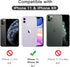 JETech 3-Pack Full Coverage Tempered Glass Screen Protector for iPhone 11/XR 6.1", Black Edge, HD Clear, Case-Friendly.