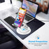 YXLILI 360 iPhone14/13/12/11 iPad(4-12.9 inch) Foldable Phone Stand Adjustable Angle Height Cell Phone Holder for Desk
