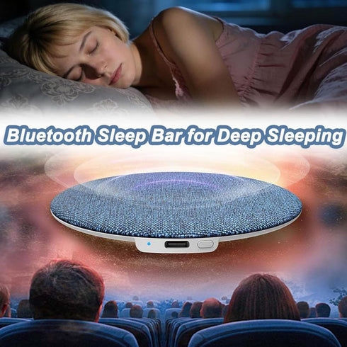 Generic Under Pillow Speaker for Sleeping,Sleep Pillow Speaker, Mini Ultra-Thin Pillow Wireless Speaker with White