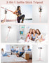 Pnitri 45'' 15 Max/15/14 Pro/14/13, S22/ S23 Selfie Stick with Light, Selfie Stick Tripod with Wireless Remote