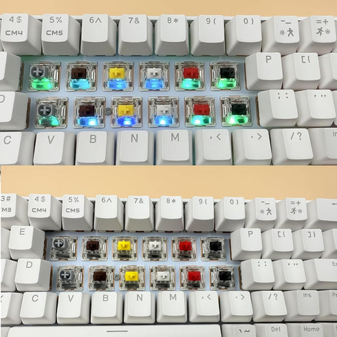 Gateron G Pro 3.0 Black Switches for Mechanical Keyboards, 5-Pin 60gf Linear/Pre Lubed/Silent/RGB Switches (36pcs,
