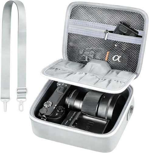 casmilee Camera Case for Sony Alpha ZV-E10 Alpha a6400/ a6700/ a6100/ a6000/