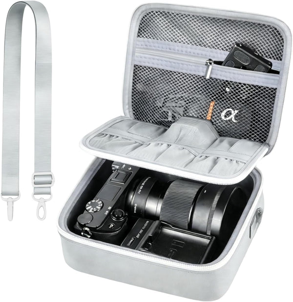 casmilee Camera Case for Sony Alpha ZV-E10 Alpha a6400/ a6700/ a6100/ a6000/