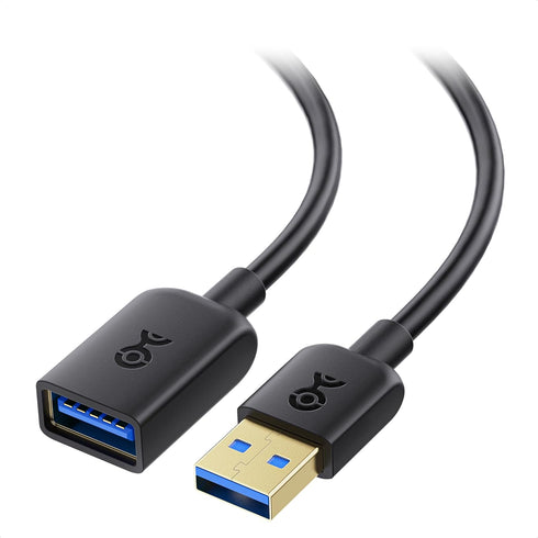 Cable Matters Long USB to USB Extension Cable 10 ft (USB 3.0 Extension Cable) in Black for Webcam, VR Headset, Printer,