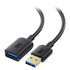 Cable Matters Long USB to USB Extension Cable 10 ft (USB 3.0 Extension Cable) in Black for Webcam, VR Headset, Printer,