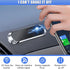 Tuxihapp Magnetic Phone Car Mount, Flat Stick on Car Phone Holder with Metal Plate for Dashboard Wall, Universal