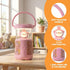 wocdwocd 45mm 16W, 3600mAh 20H IP45 Cute Cartoon Bluetooth Speaker with LED Night Light, Dual Stereo Rechargeable, Long