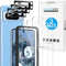 OMOTON 3 Pack Tempered Glass Screen Protector & Camera Lens for Pixel 8 Pro (6.7", 2023) - Fingerprint Compatible,